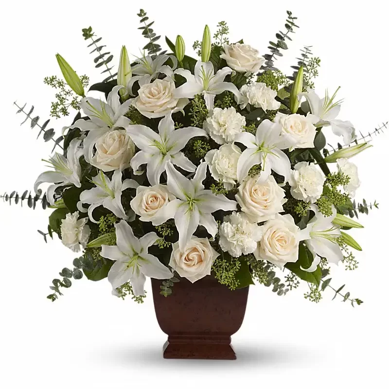 Teleflora's Loving Lilies and Roses Bouquet Flower Arrangement