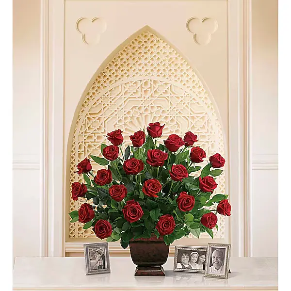Teleflora's Rose Tribute Flower Arrangement